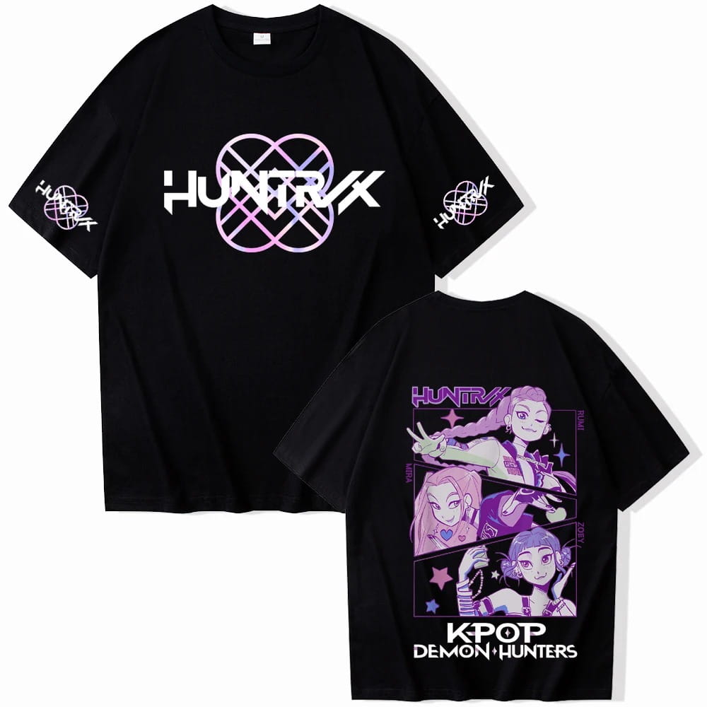 T-Shirt 100% Cotton – K-pop Demon Hunter Huntrix