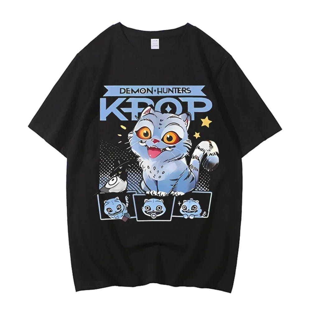 Koszulka T-shirt 100% Bawełna - K-pop Demon Hunter Huntrix