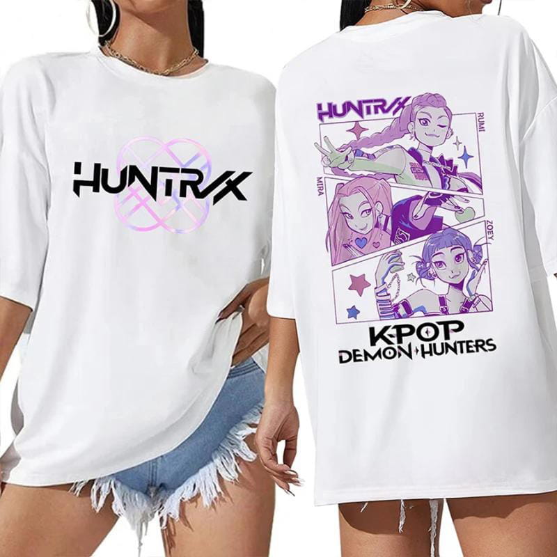 T-Shirt 100% Cotton – K-pop Demon Hunter Huntrix