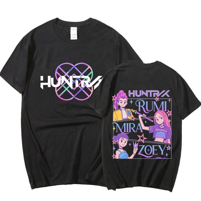 T-Shirt 100% Cotton – K-pop Demon Hunter Huntrix