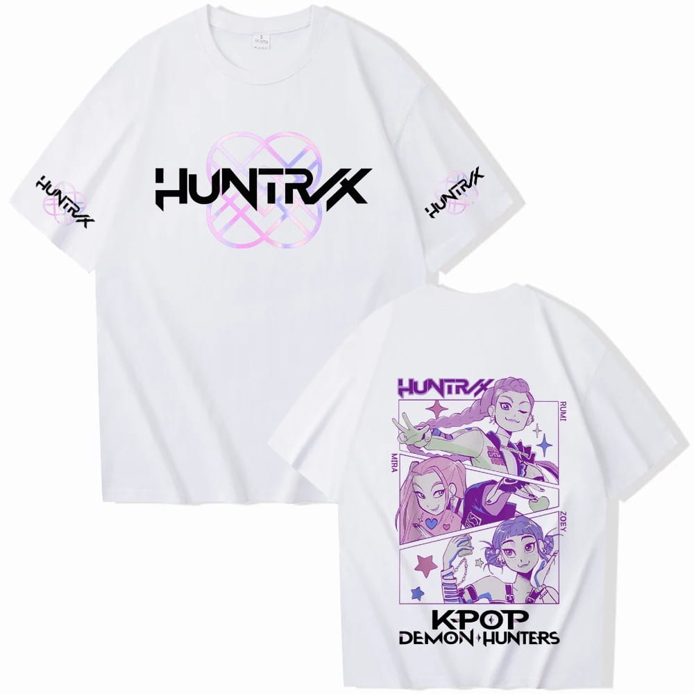 T-Shirt 100% Cotton – K-pop Demon Hunter Huntrix