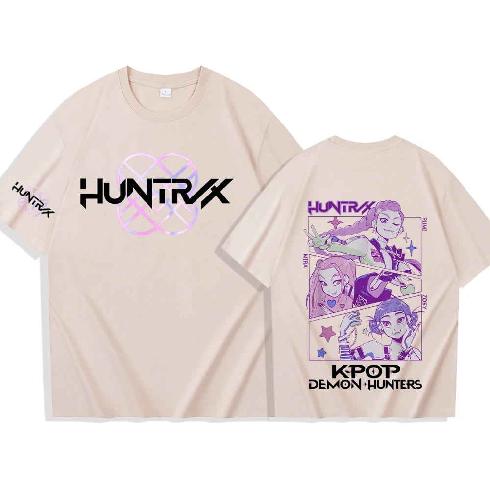 T-Shirt 100% Cotton – K-pop Demon Hunter Huntrix