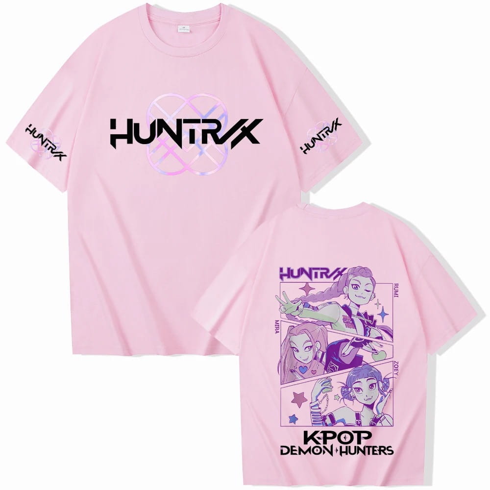 T-Shirt 100% Cotton – K-pop Demon Hunter Huntrix