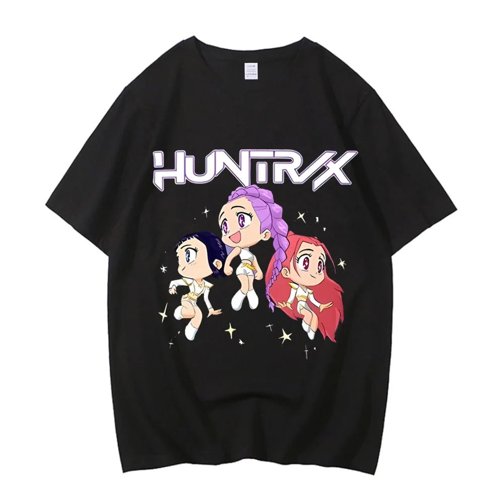Koszulka T-shirt 100% Bawełna - K-pop Demon Hunter Huntrix