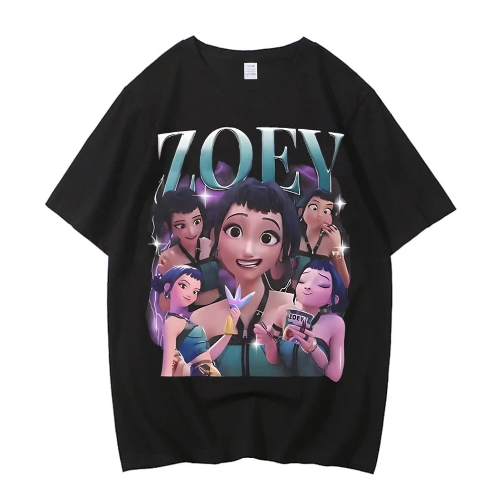 Koszulka T-shirt 100% Bawełna - K-pop Demon Hunter Huntrix