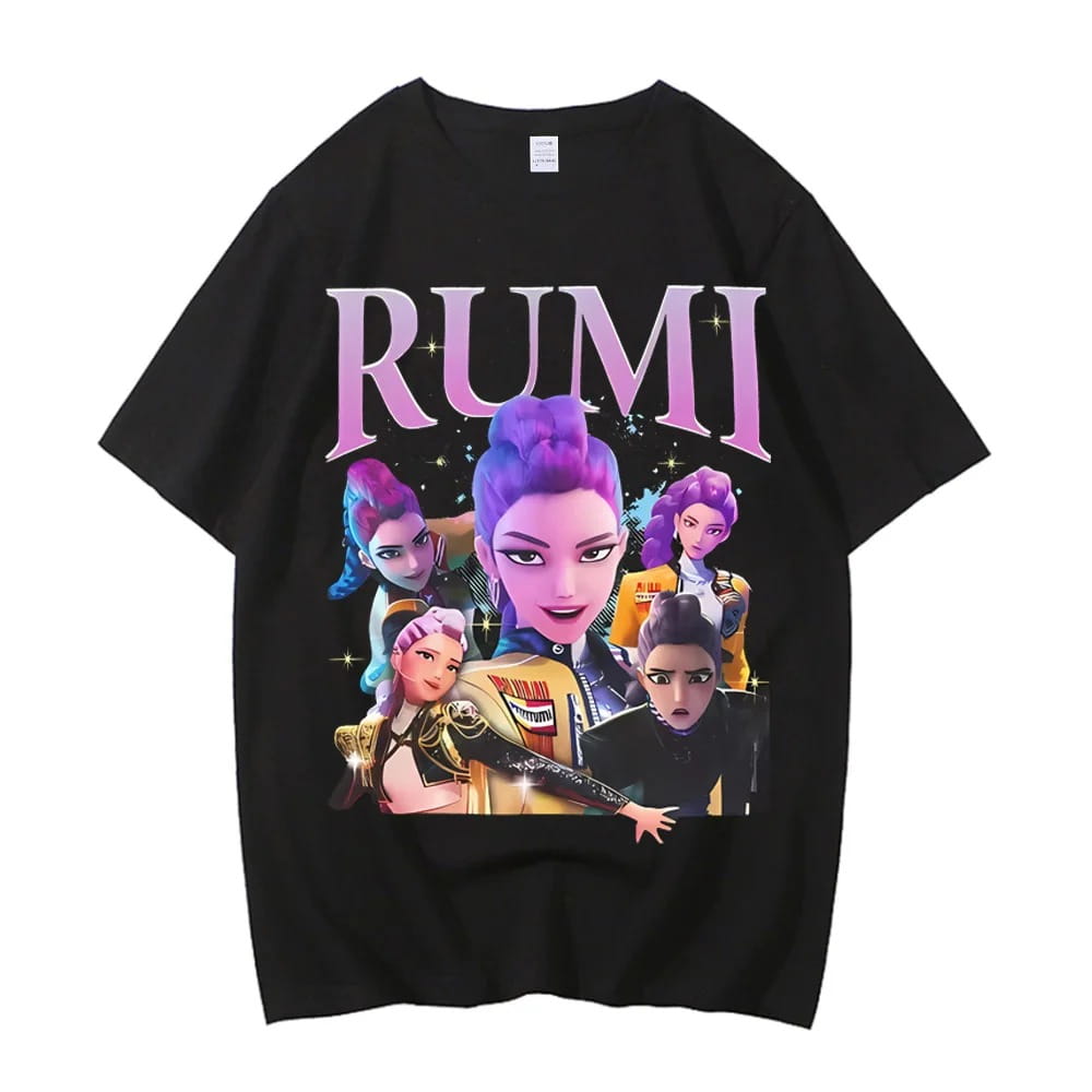 Koszulka T-shirt 100% Bawełna - K-pop Demon Hunter Huntrix