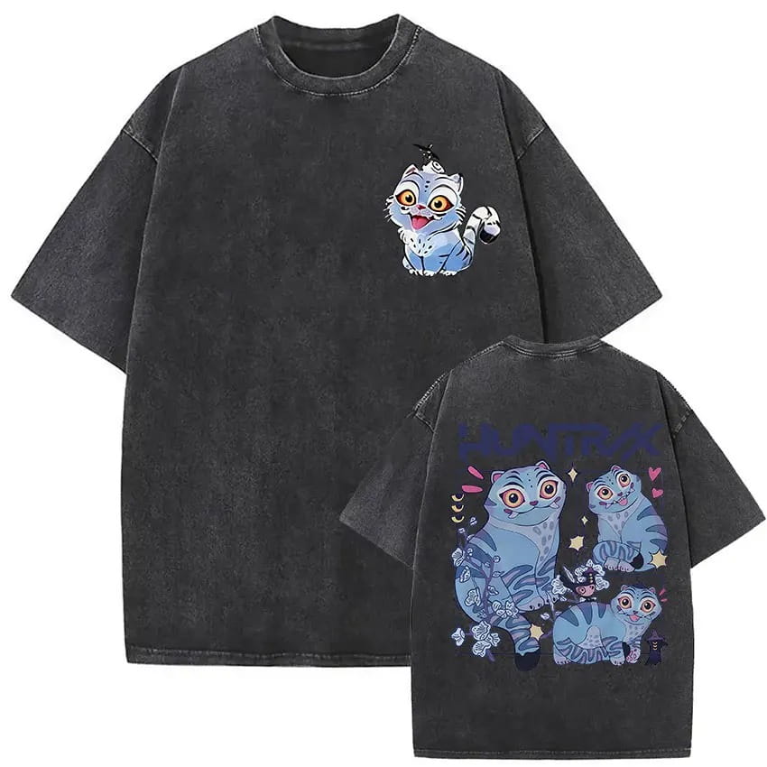 Koszulka T-shirt 100% Bawełna - K-pop Demon Hunter Huntrix