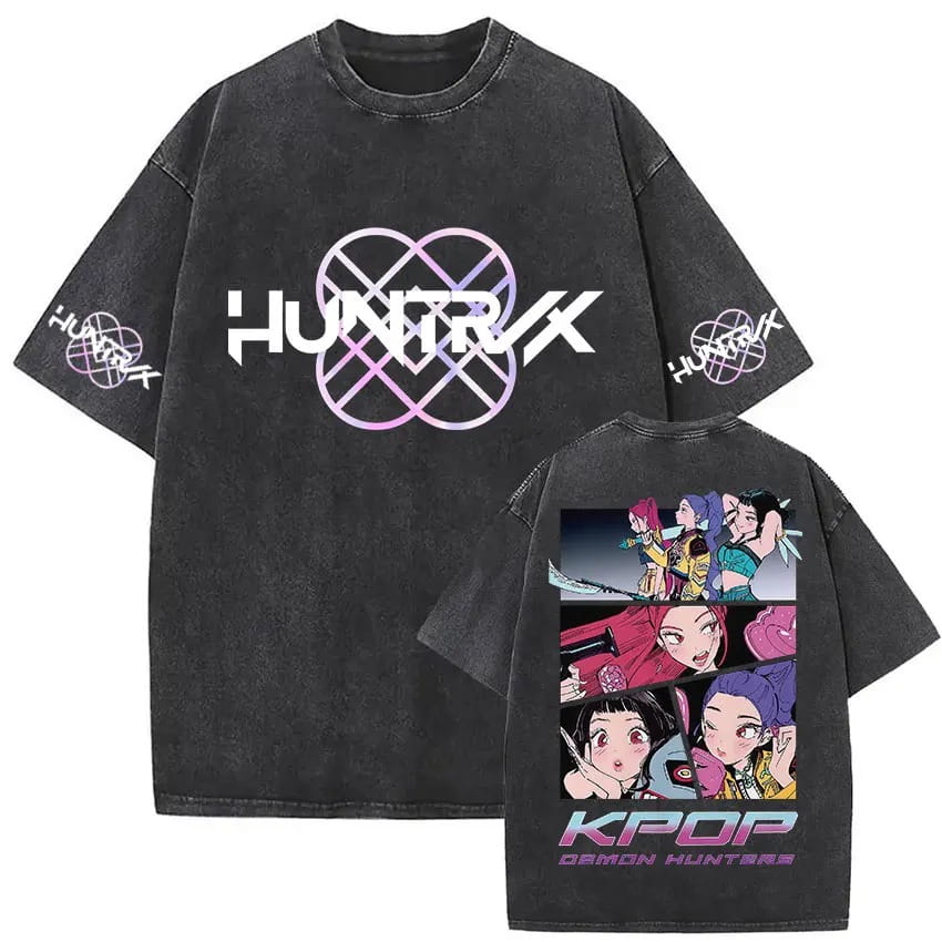 Koszulka T-shirt 100% Bawełna - K-pop Demon Hunter Huntrix