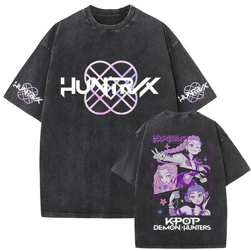 Koszulka T-shirt 100% Bawełna - K-pop Demon Hunter Huntrix