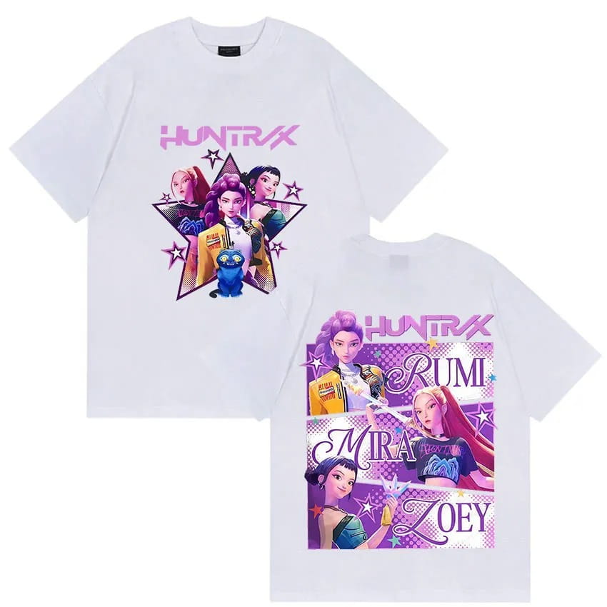 T-Shirt 100% Cotton – K-pop Demon Hunter Huntrix