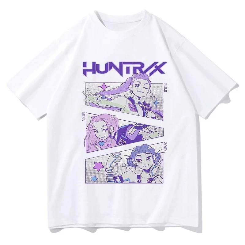 T-Shirt 100% Cotton – K-pop Demon Hunter Huntrix