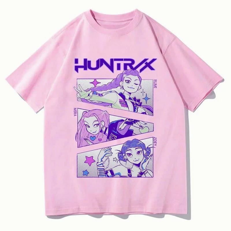 T-Shirt 100% Cotton – K-pop Demon Hunter Huntrix